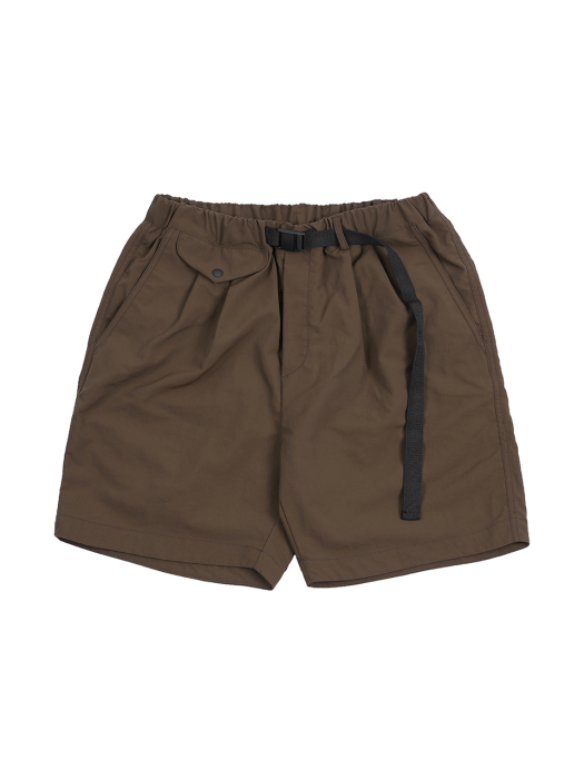 Drawstring Swim Shorts (Brown)