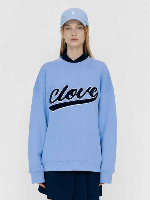 Classic Logo Sweatshirts (Sky Blue)