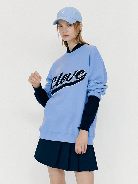 Classic Logo Sweatshirts (Sky Blue)