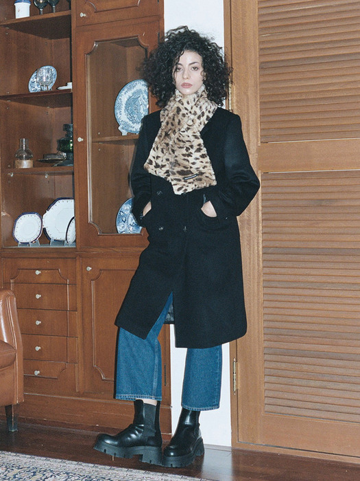 BELTED CASHMERE WOOL COAT