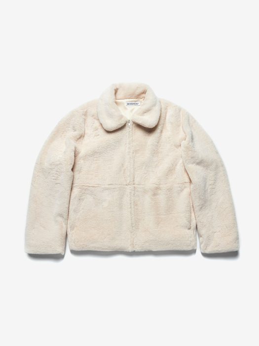 BENSIMON FUR JACKET - IVORY