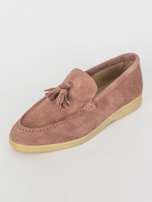 Pinecone loafer- dusty pink