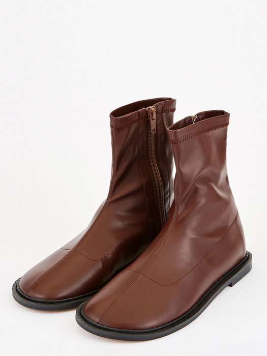 Dimsum Ankle Boots (Brown)