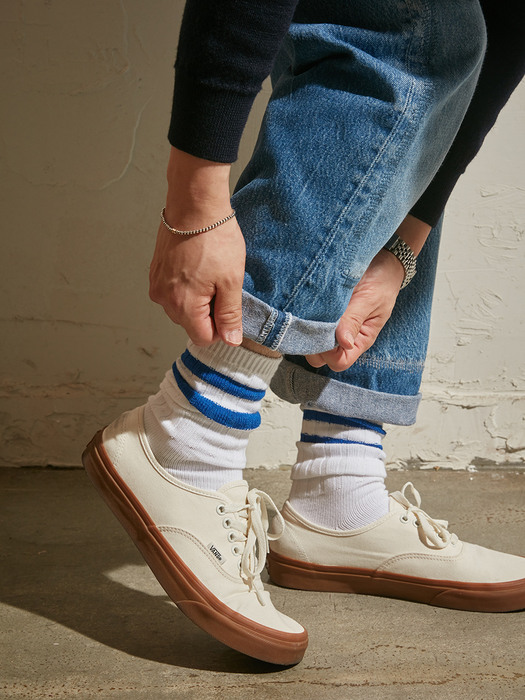 Heavyweight Socks - Blue Stripes