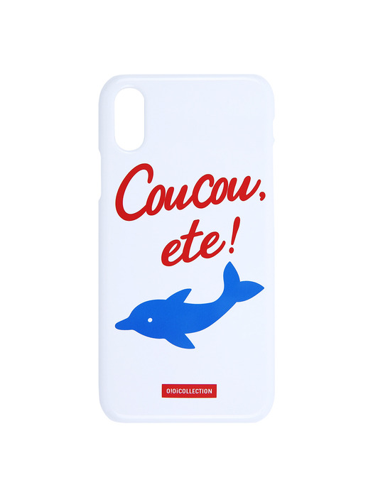 DOLPHIN PHONE CASE_white