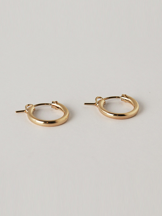 14K GOLDFILLED RING EARRING