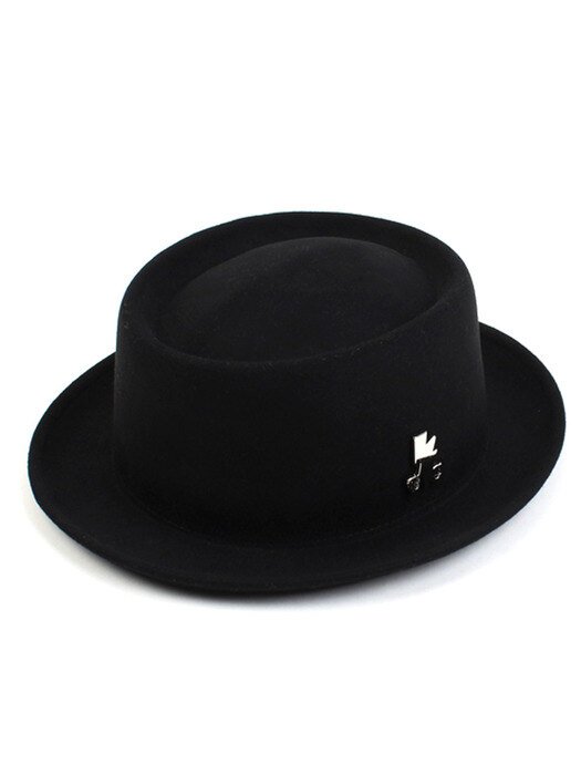 Silver Thunder Very Short Wool Fedora 울페도라