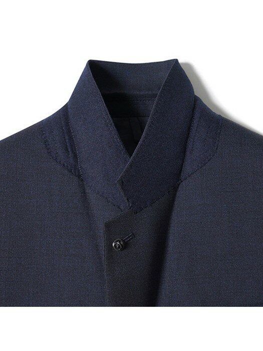 classic navy blue two-tone suit jacket_CWFBM21217NYX