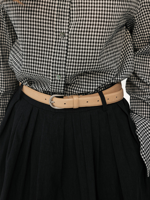 BAENGNOKDAM Leather belt (7color)