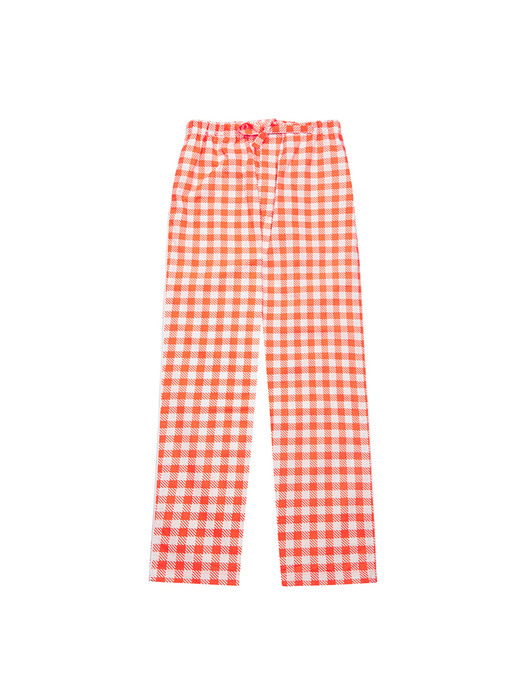 Cheeky Check Pajama Set (Juicy Orange)