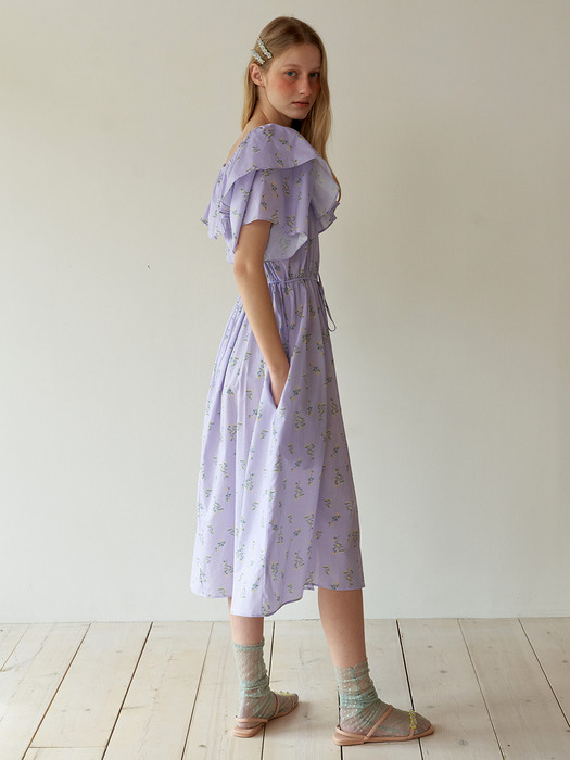 PETITE FLOWER DRESS_VIOLET