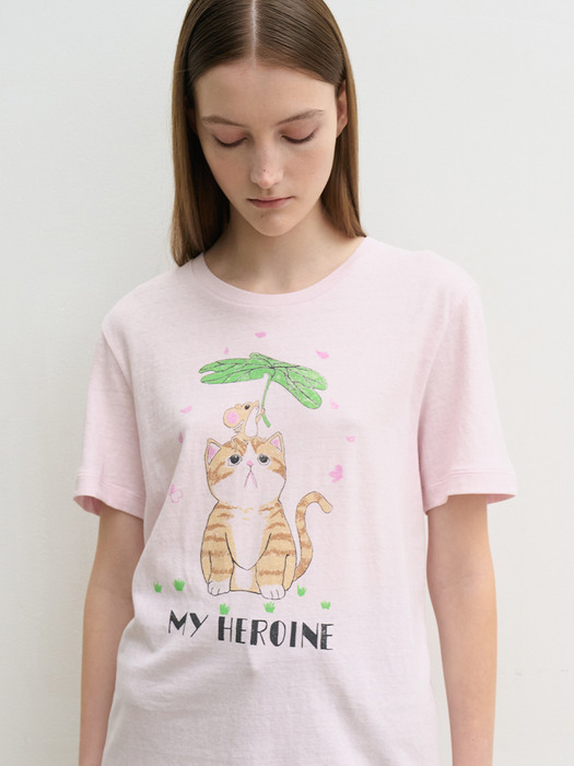 MY HEROINE T-shirts (pink)