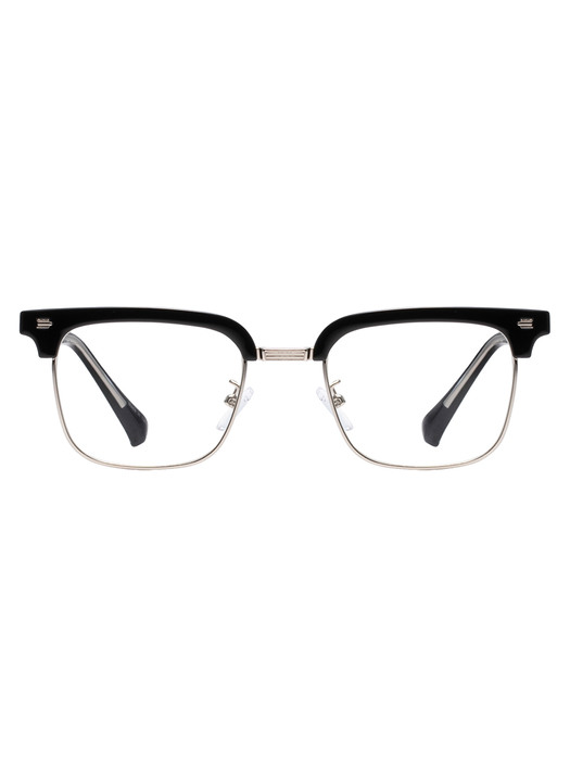 E515 BLACK SILVER GLASS 안경