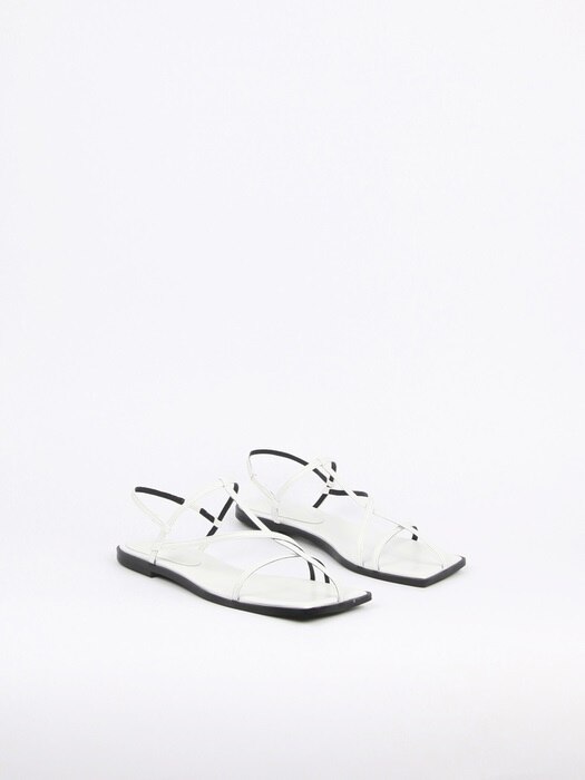 Yves Sandals Leather White