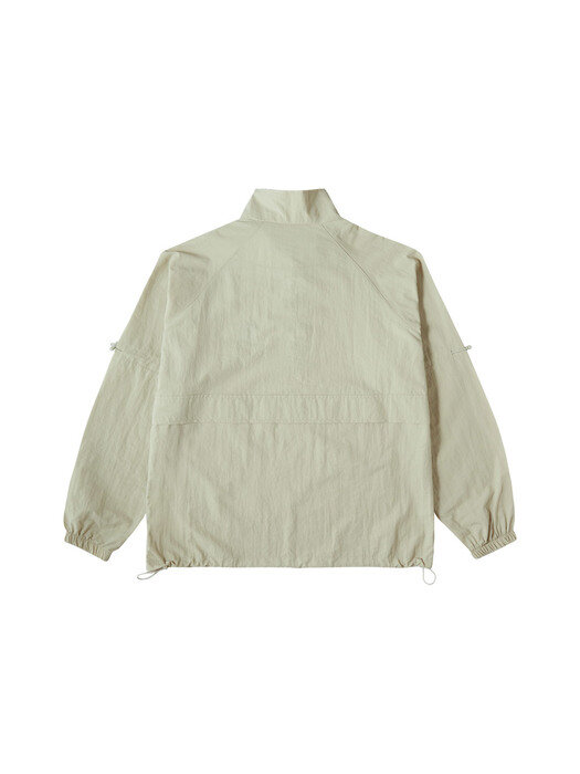 [UNISEX] NYLON WASHER ANORAK JUMPER_BEIGE