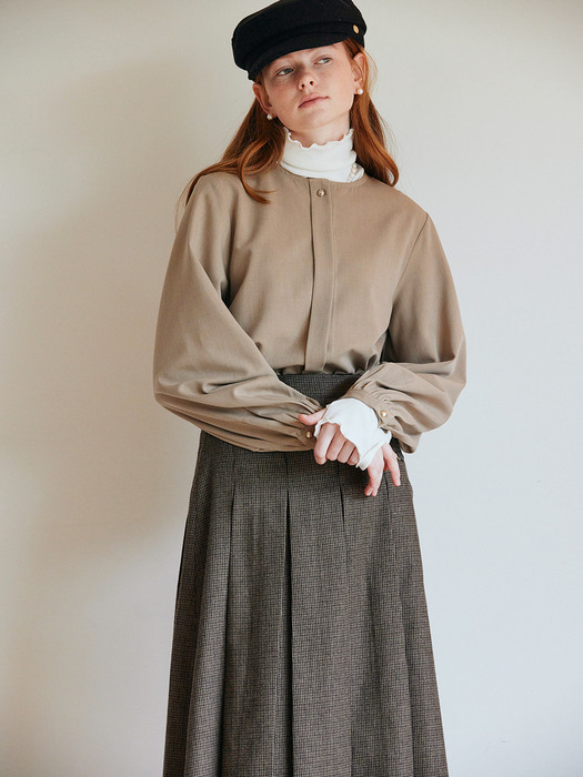 Button Wool Blouse_BE