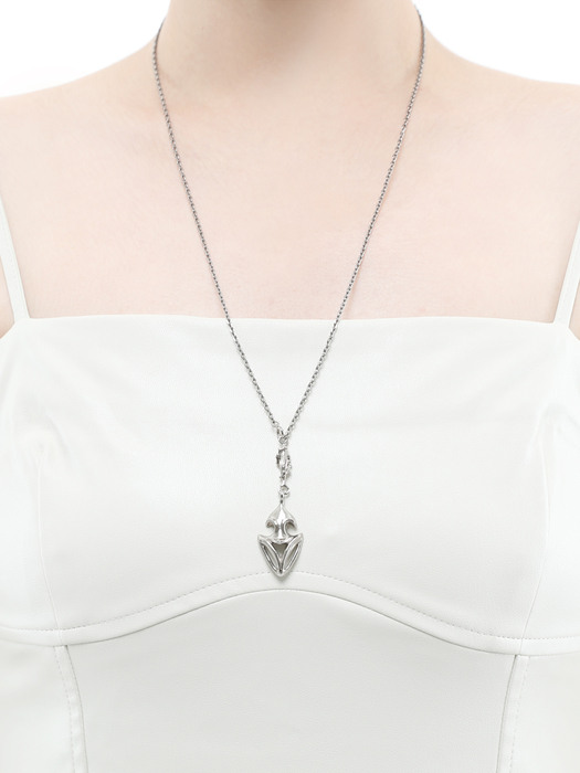 STRUCTURE SMALL NECKLACE ( SILVER 925 )