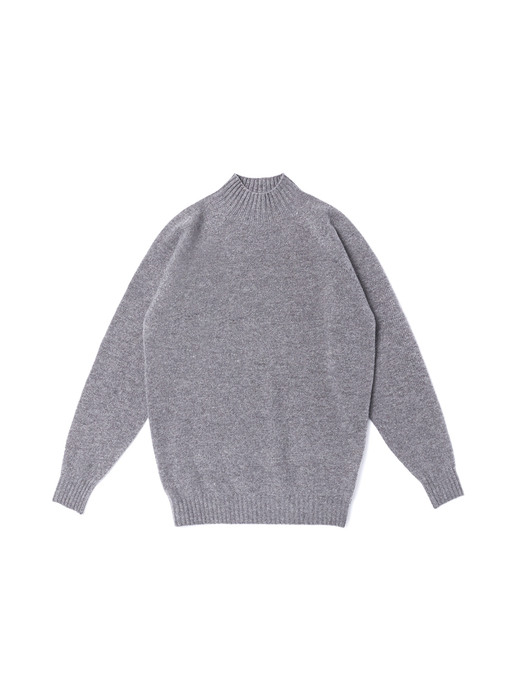 Whole Garment Mockneck_Gray