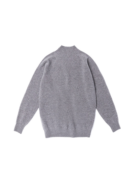 Whole Garment Mockneck_Gray