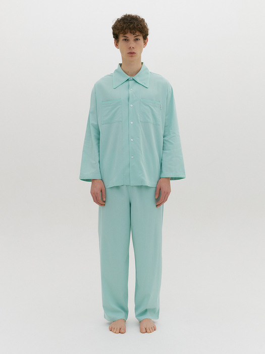 (Men) Essential PJ Shirts Mint