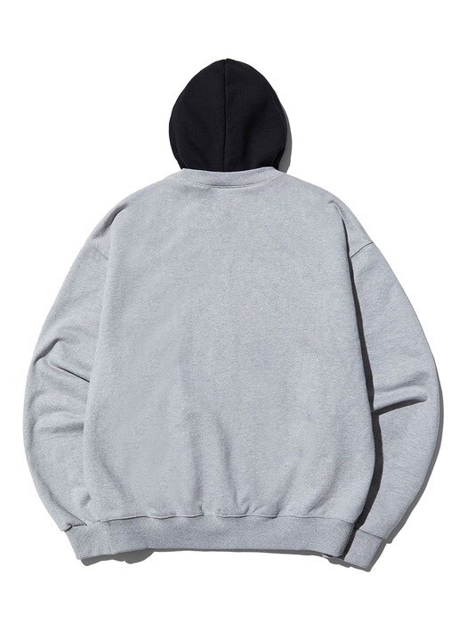 BRON TO BE ARCH LOGO HOODIE_GRAY