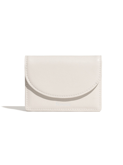 HALFMOON ACCORDION POCKET - ECRU