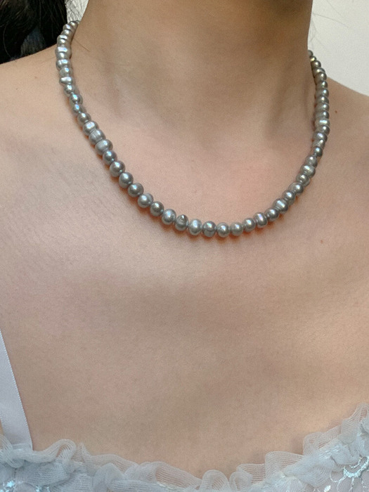 Gray Pearl Necklace(s)