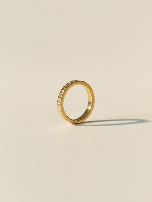 mini gold tree ring(3mm)(UNISEX)