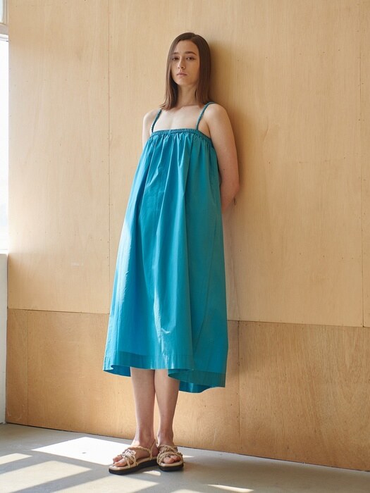 SS22 Part2. Ocean String Sleeveless One-piece_Blue