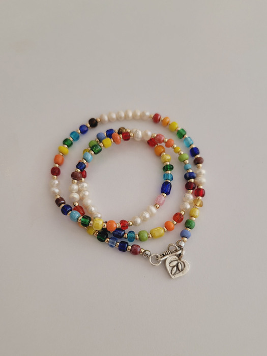 ocean rainbow necklace