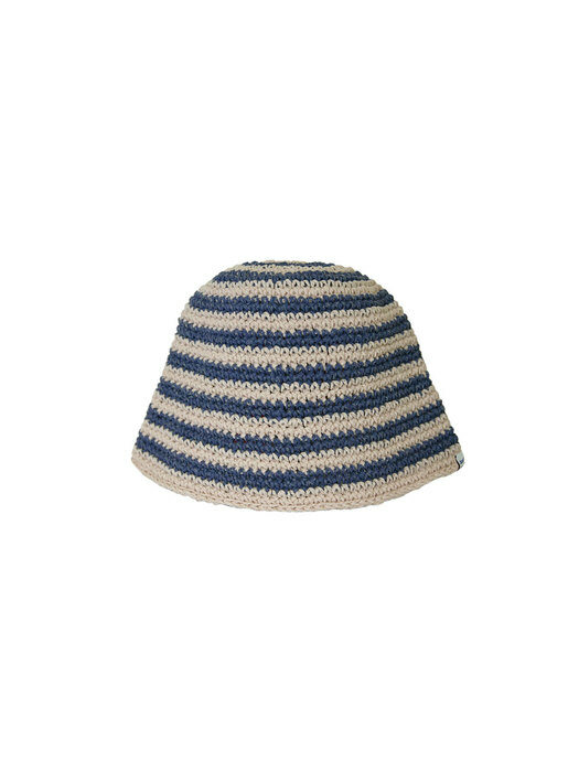 Granny hat : sand blue