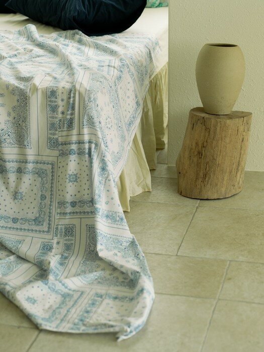cool breeze paisley blanket 페이즐리 홑이불 패턴 여름이불