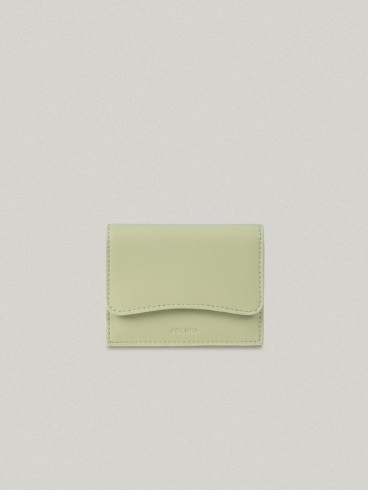 COLLINE ACCORDIAN CARD WALLET IN OLIVE