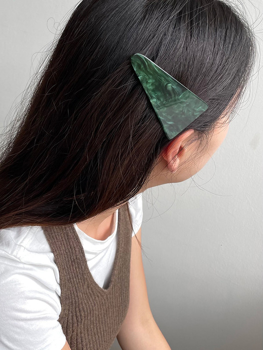 triangle hair pin (2color) F/W ver.