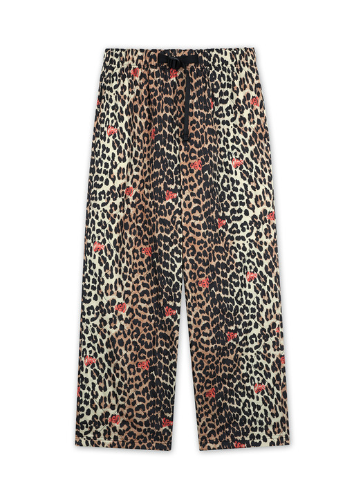 LEOPARD QUILTING PANTS