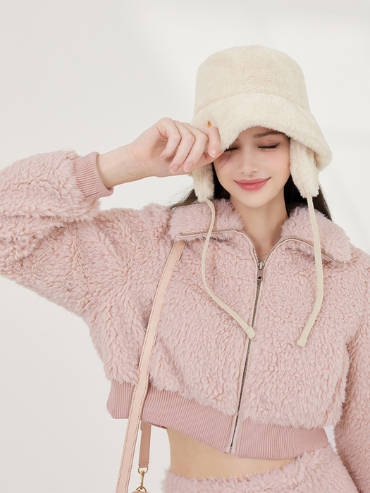 Teddy Jacket (Pink)