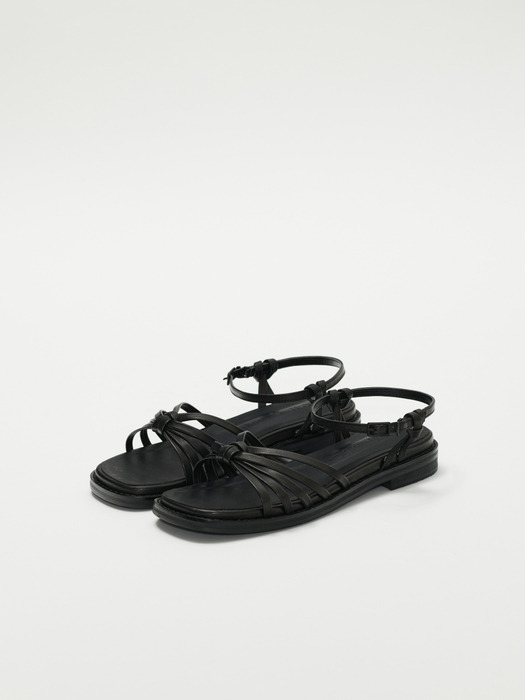 Fin sandals Black