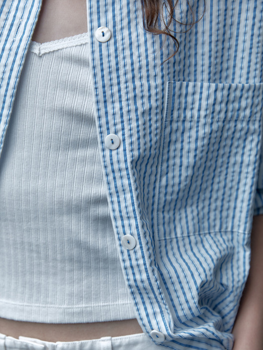 [단독] Pieve oversized shirt (Stripe)