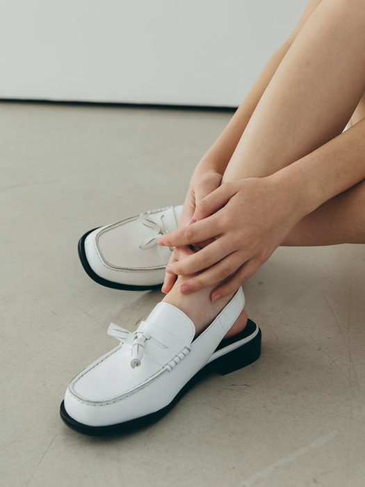 TOMSON LOAFER SANDAL WHITE