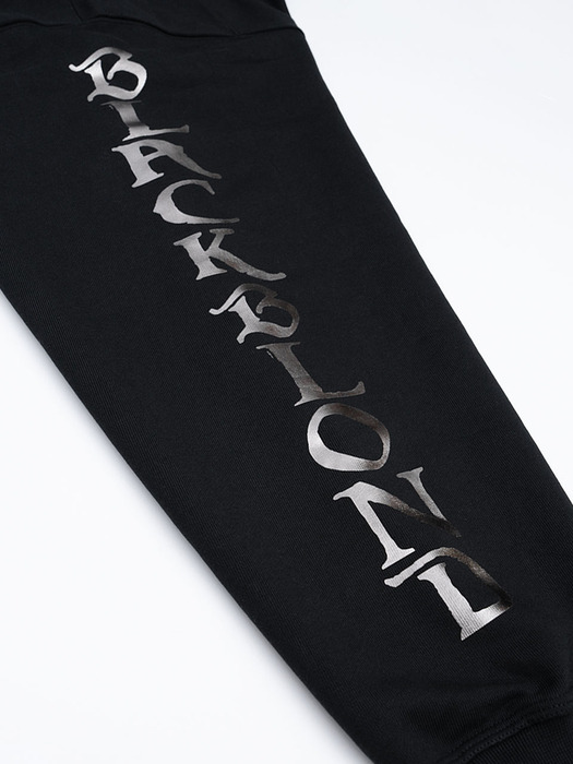 BBD Ancient Metal Logo Zip Up Hood Jacket (Black)