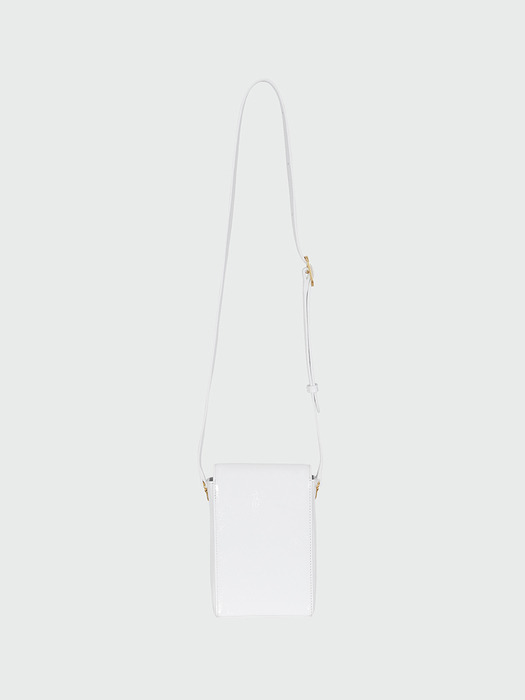 HANEE Petit Square Bag - Crinkle White