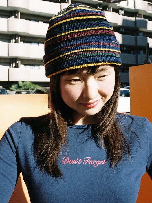 ‘Dont Forget’ Mini Pocket T-Shirts (NAVY)