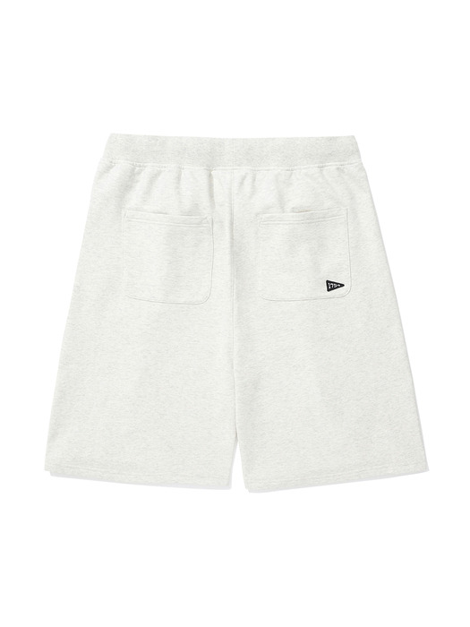 CLASSIC LOGO WIDE FIT PINTUCK SHORTS PANTS 오트밀