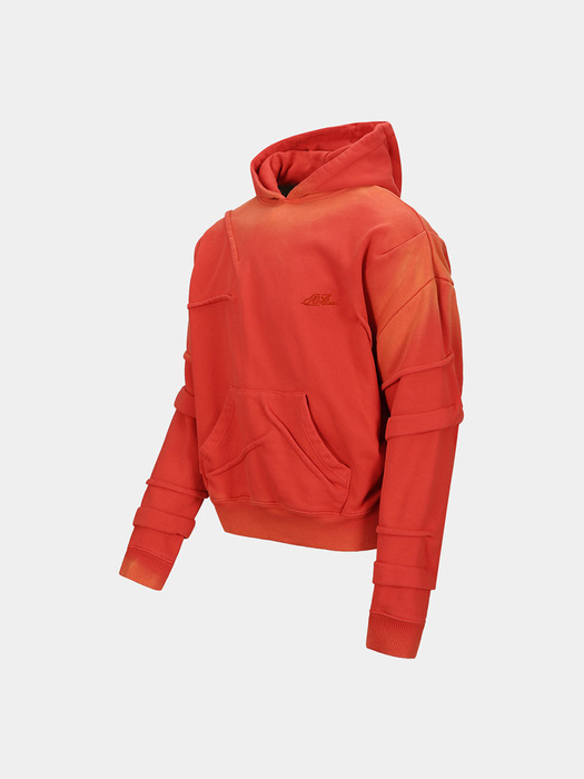 MARDRO GRADIENT HOODIE atb1080m(TANGERINE)