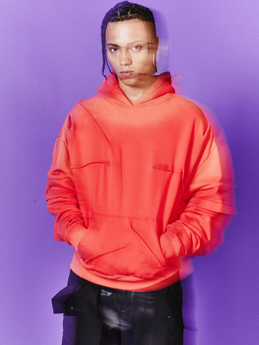 MARDRO GRADIENT HOODIE atb1080m(TANGERINE)