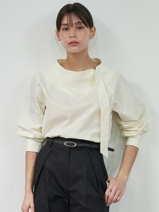 Side Tie Blouse(4color)