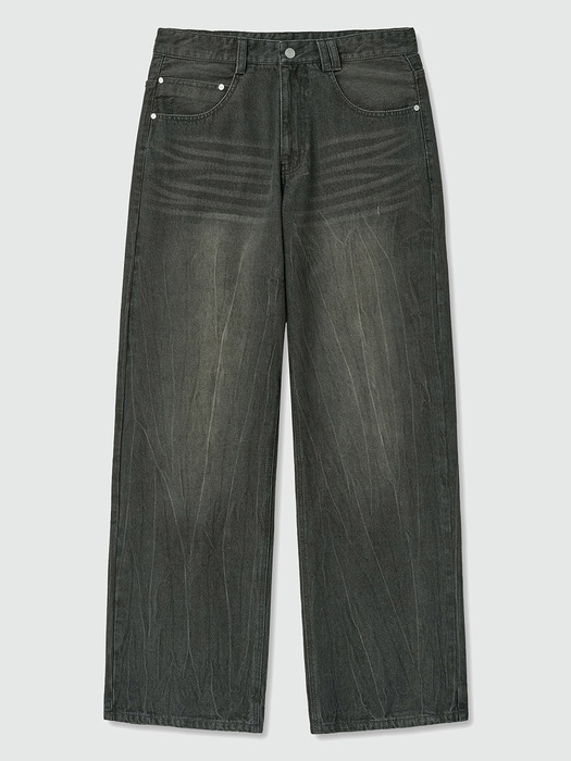 Mid Rise Wide Jeans DCPT027CRDKhaki