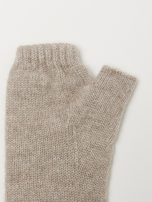 Cashmere 100% Hand Warmer (Natural Beige)