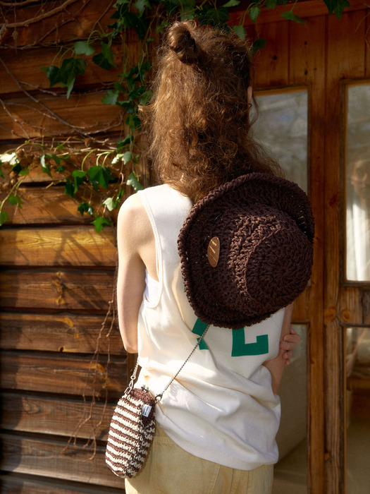 Gardener hat : Wood brown