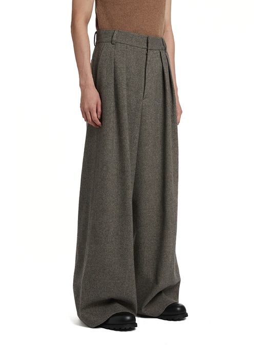 Pleated Trousers_GREY